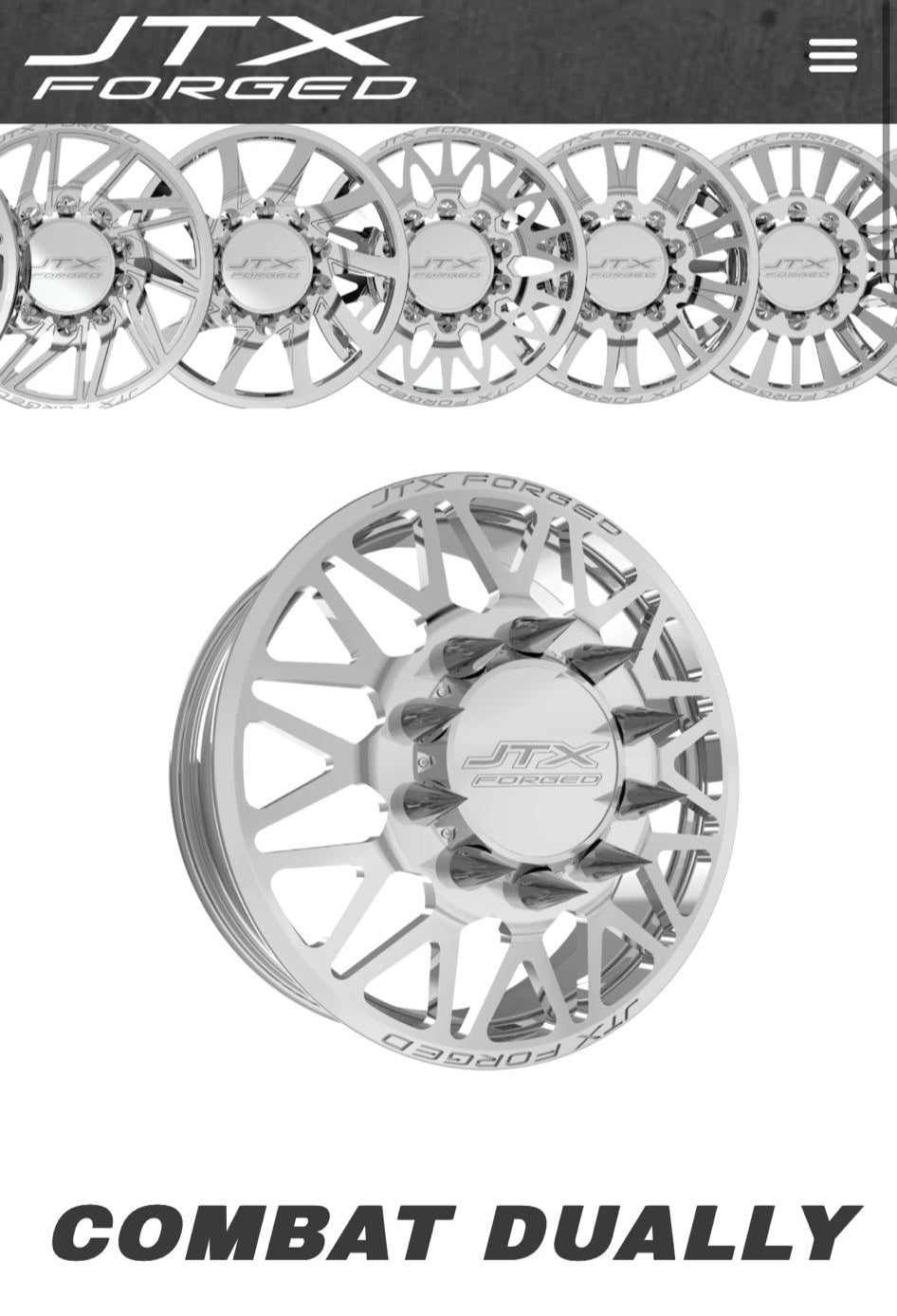 JTX COMBAT DUALLY WHEELS